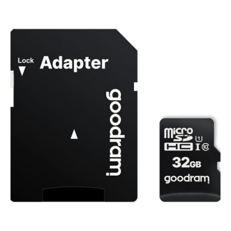 Goodram M1AA-0320R12 - karta pamięci 32GB microSDHC z adapterem SD